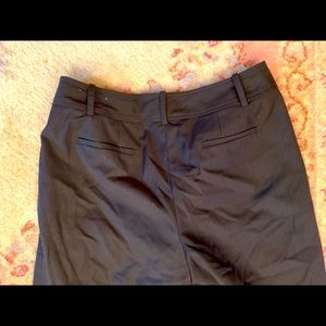 Ann Taylor Petite Signature 6P Pants Bl/Br Stripe